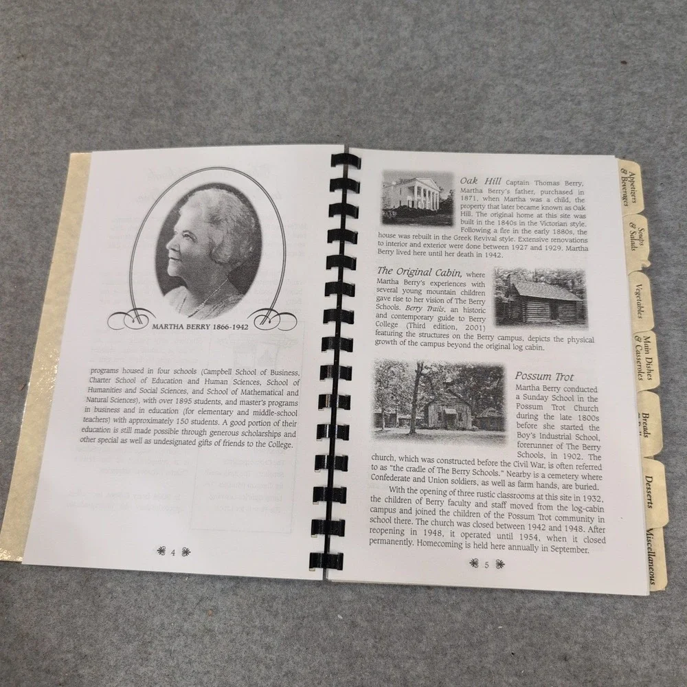 Favorite Recipes of the Daughters of Berry College Cookbook Georgia 2004 Revised - Picture 3 of 3